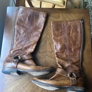 Frye harness boots size 8